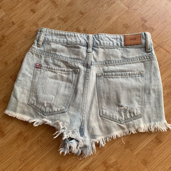 BDG Super High Rise Cheeky Jean Shorts - Picture 2 of 2